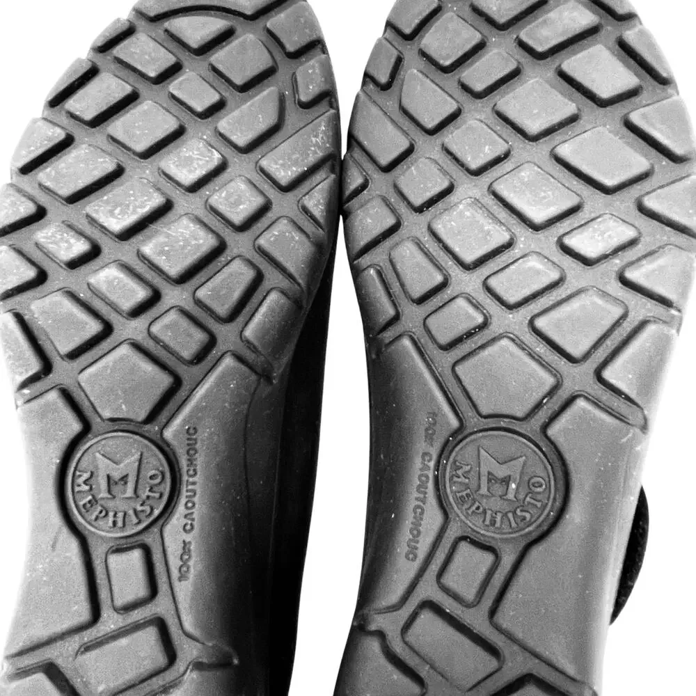 Mephisto Air Jet Luce Women’s Size 7 Black Nubuck Leather Comfort Loafer